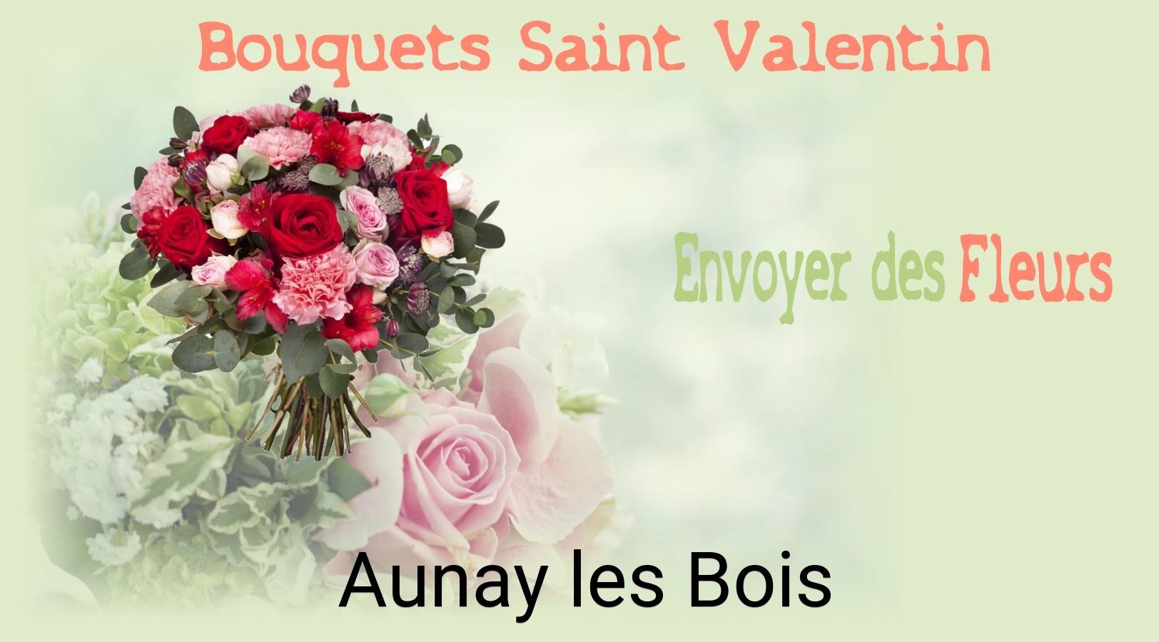 Roses de Saint-Valentin livrées à Aunay-les-Bois